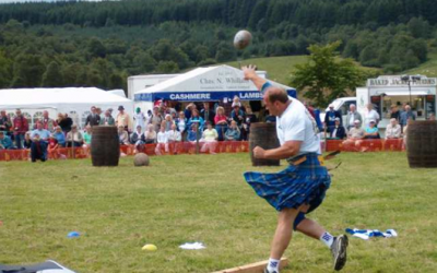 Highland games voor 250 personen een succes