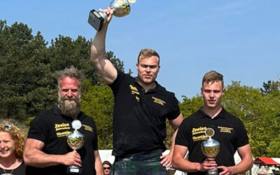 Kinderen van Wout ook actief in de Highland Games